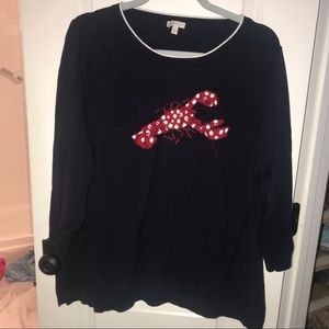 Talbots 2X summer sweater